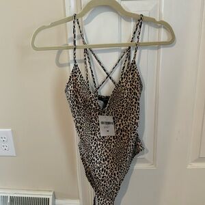 Forever 21 Cheetah Bodysuit NWT